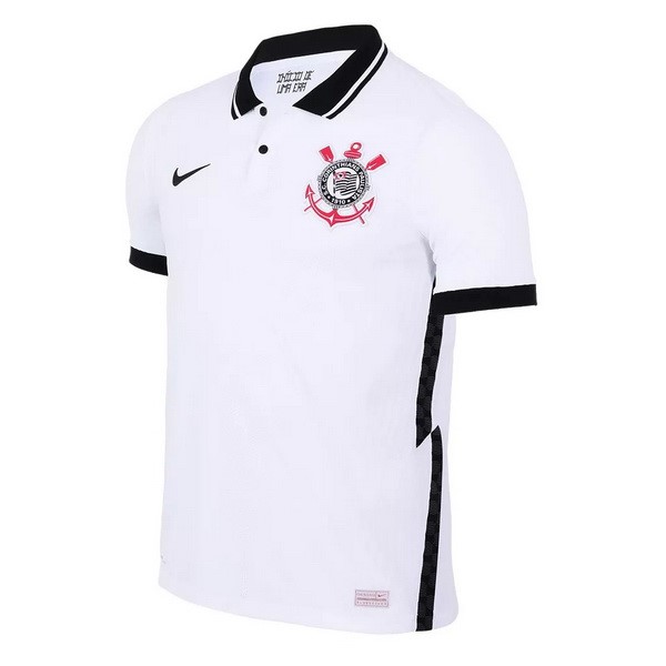 Tailandia Camiseta Corinthians Paulista 1ª Kit 2020 2021 Blanco